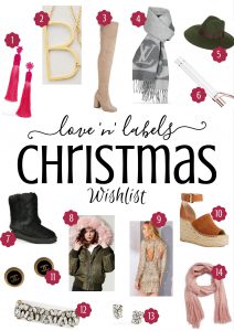 LNL love 'n' labels - Christmas Wishlist
