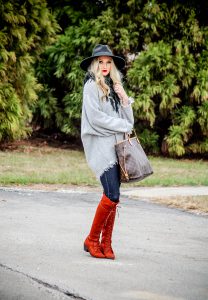 LNL love 'n' labels: red Free People lace up boots