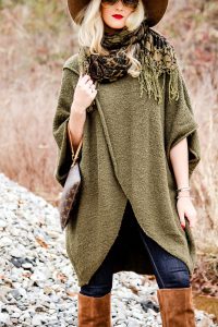 LNL love 'n' labels: olive sweater & otk boots