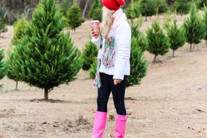 LNL love 'n' labels: pink + red (hunter boots)