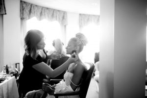 wedding wednesday hair and makeup bangs and blush