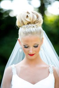 wedding wednesday hair and makeup bangs and blush