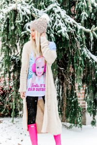 snow days at home outfit
