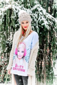 snow days at home outfit