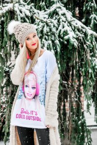 snow days at home outfit
