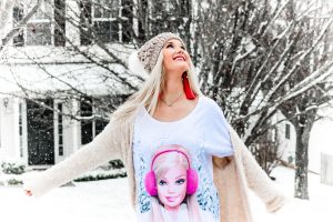 snow days at home outfit