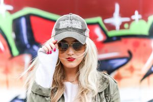 urban style on railroad tracks