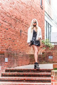 white-fur-jacket-and-leather-skort