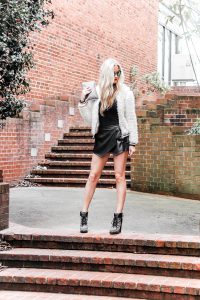white-fur-jacket-and-leather-skort
