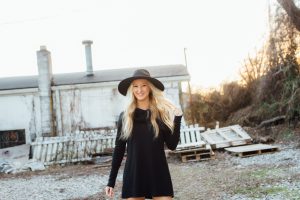 Black Dress and Hat | Sarah McAffry Photo Giveaway