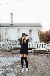 Black Dress and Hat | Sarah McAffry Photo Giveaway