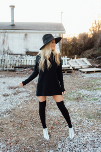 Black Dress and Hat | Sarah McAffry Photo Giveaway