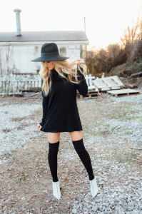 Black Dress and Hat | Sarah McAffry Photo Giveaway
