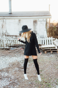 Black Dress and Hat | Sarah McAffry Photo Giveaway