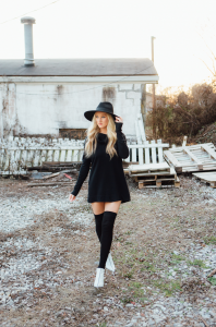 Black Dress and Hat | Sarah McAffry Photo Giveaway