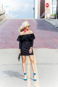 black off the shoulder dress - little black dress | www.lovenlabels.com