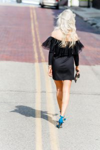 black off the shoulder dress - little black dress | www.lovenlabels.com