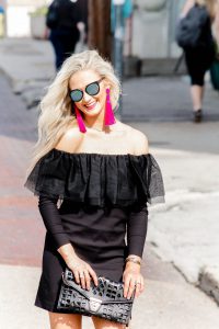 black off the shoulder dress - little black dress | www.lovenlabels.com