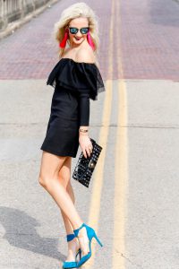 black off the shoulder dress - little black dress | www.lovenlabels.com