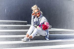 Styling White Denim for Spring Casual Spring Fever | love 'n' labels www.lovenlabels.com