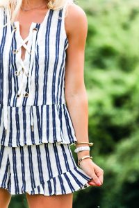 Navy & White Striped 2-Piece Set | love 'n' labels www.lovenlabels.com