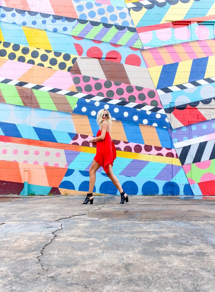 Red Hot Romper + 5 Instagrammable Wall Art Spots | love 'n' labels www.lovenlabels.com