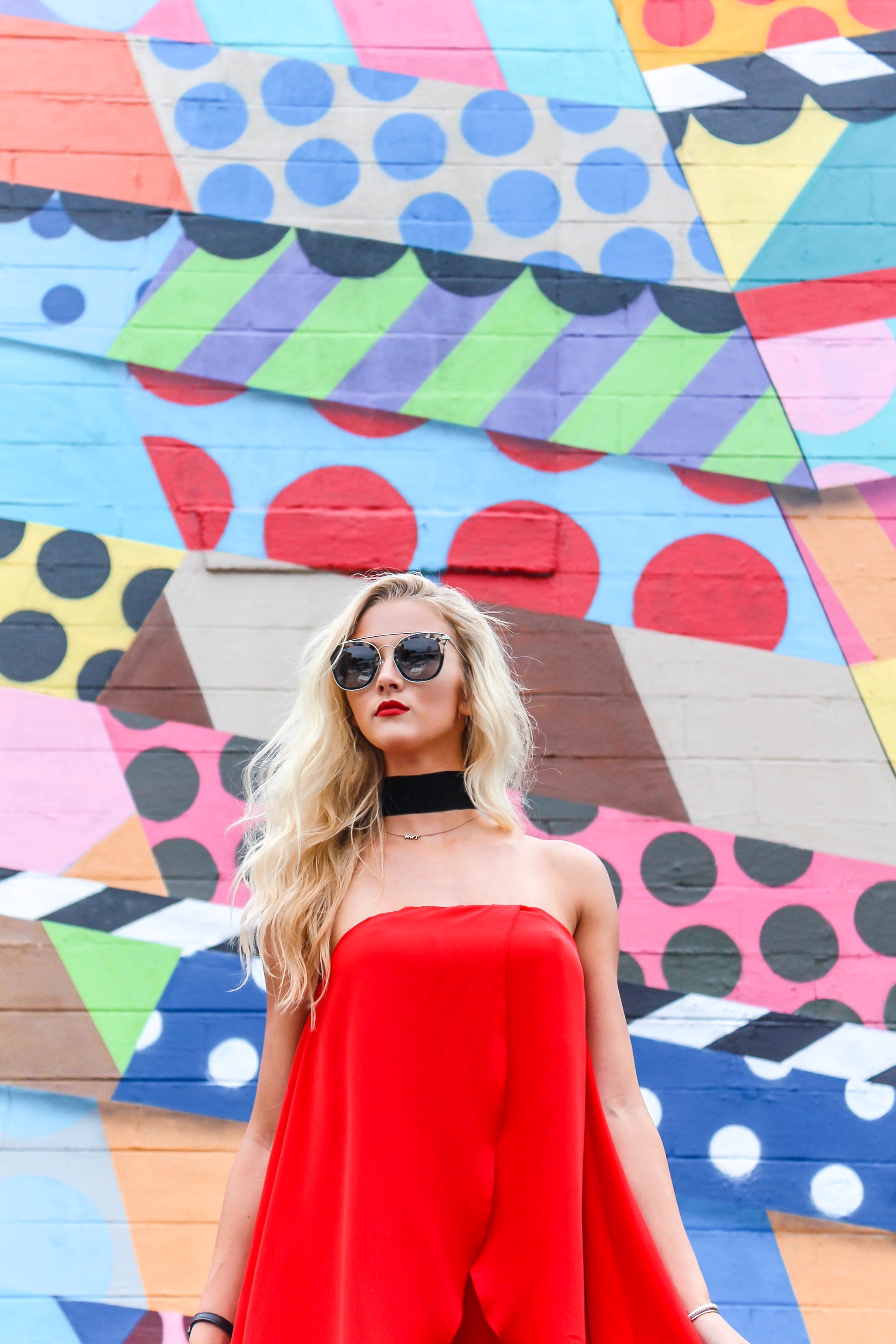 Red Hot Romper + 5 Instagrammable Wall Art Spots | love 'n' labels www.lovenlabels.com