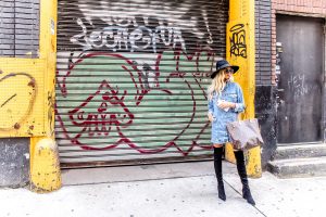 How to Dress Up the Oversized Denim Jacket | love 'n' labels www.lovenlabels.com