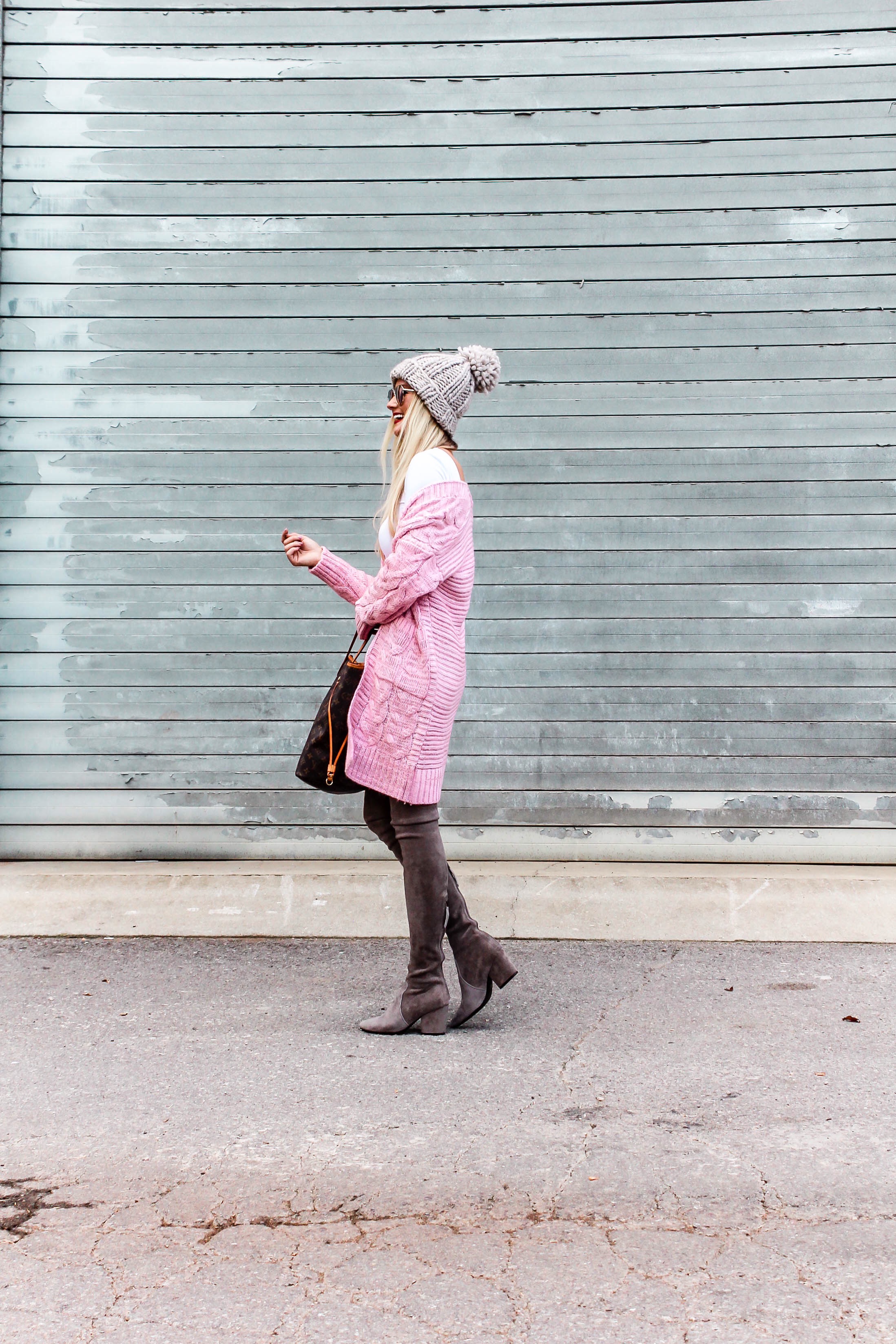 The Perfect Light Pink Cardi + My Trick to Whiter Teeth | love 'n' labels www.lovenlabels.com