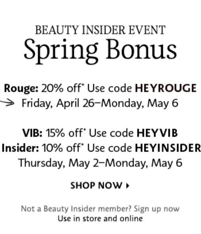 Sephora Beauty Insider Sale | love 'n' labels www.lovenlabels.com