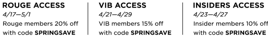 Sephora Spring Sale | love 'n' labels www.lovenlabels.com